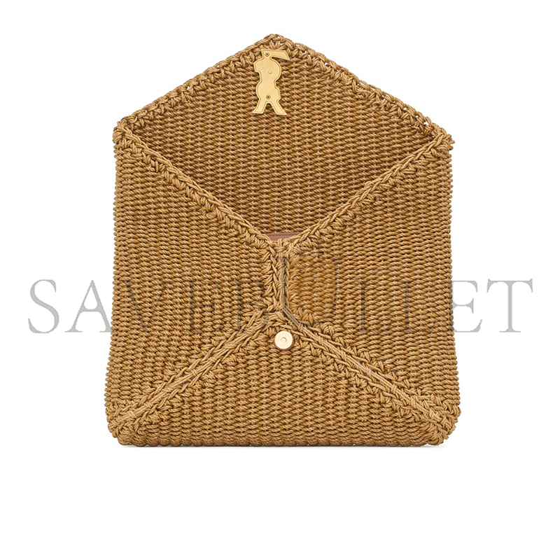 YSL CASSANDRE LARGE ENVELOPE POUCH IN ROPE 769307FAEA62033 (29.5*18*4.5cm)